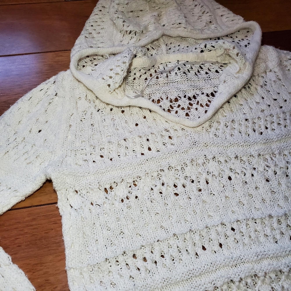 🔖5/$25 Crochet Cover up/Hoodie